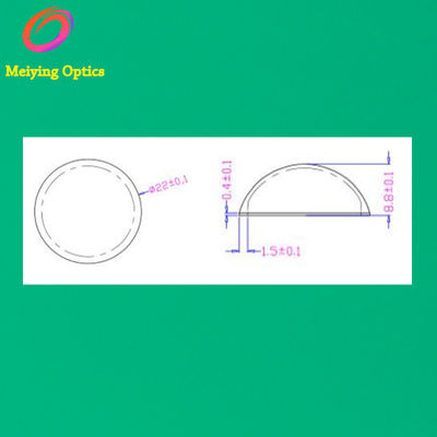 HDPE материал Pir Fresnel Lens,Dome Fresnel Lens для инфракрасного обнаружения человеческого тела Модель DJ-23