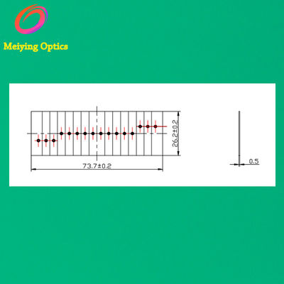 HDPE материал Pir Fresnel Lensl,Hdpe Infrared Lens,Lentille De Fresnel Pir для инфракрасного обнаружения человеческого тела