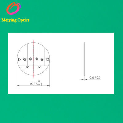 HDPE Материал Круглая форма Pir Sensor Фреснельская линза,инфракрасная фреснельская линза Модель 2224-03